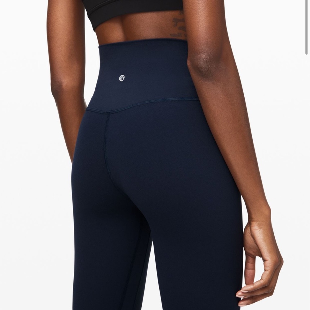 Lululemon align leggings navy blue 7/8 length